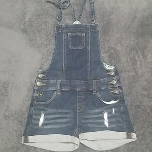 Jean Shorts Overalls